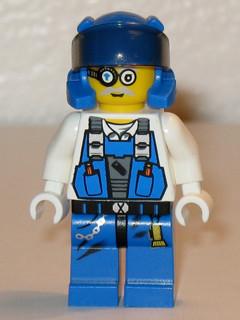 LEGO Minifigure-Power Miner: Brains, Visor-Power Miners-PM019-Creative Brick Builders